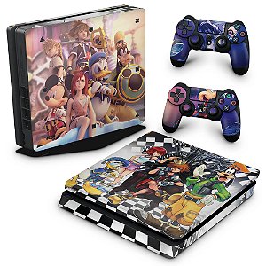 PS4 Slim Skin - Kingdom Hearts