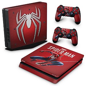 PS4 Slim Skin - Homem Aranha Spider-man