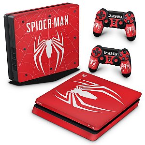 PS4 Slim Skin - Spider-man Bundle #a