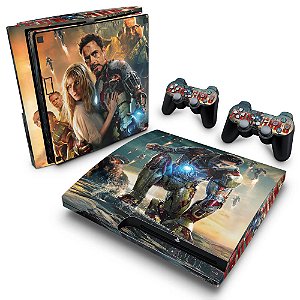 PS3 Slim Skin - Iron Man - Homem de Ferro #A