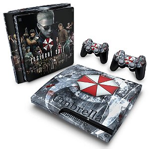 PS3 Slim Skin - Resident Evil - Umbrella