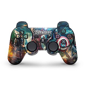 PS3 Controle Skin - Avengers Vingadores