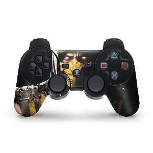PS3 Controle Skin - Mortal Kombat X Scorpion