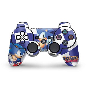PS3 Controle Skin - Sonic Hedgehog