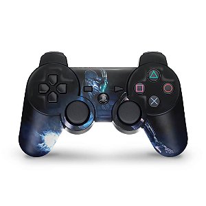 PS3 Controle Skin - Mortal Kombat X Sub-zero