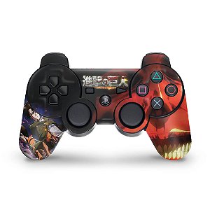 PS3 Controle Skin - Attack On Titan #b