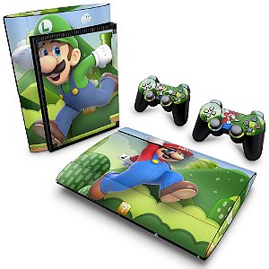 PS3 Super Slim Skin - Mario & Luigi