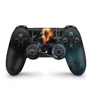 Skin PS4 Controle - Ghost Rider #B