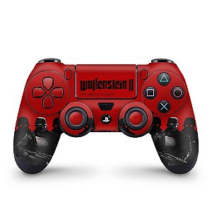 Skin PS4 Controle - Wolfenstein 2 New Order
