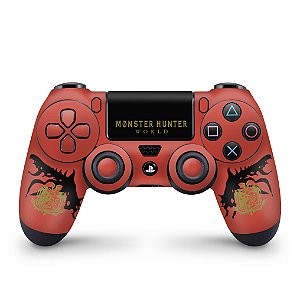 Skin PS4 Controle - Monster Hunter Edition