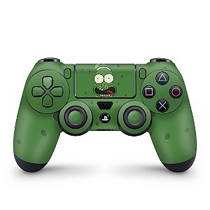 Skin PS4 Controle - Pickle Rick and Morty