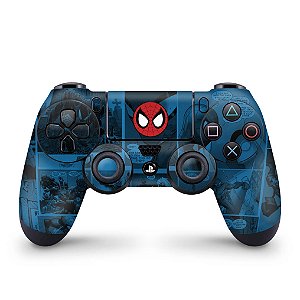 Skin PS4 Controle - Homem-Aranha Spider-Man Comics