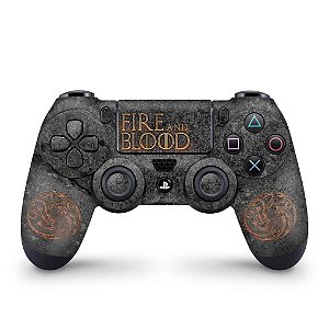 Skin PS4 Controle - Game of Thrones Targaryen