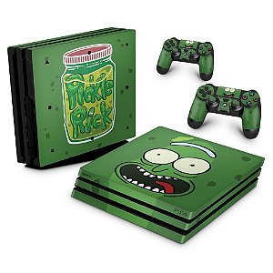 PS4 Pro Skin - Pickle Rick and Morty