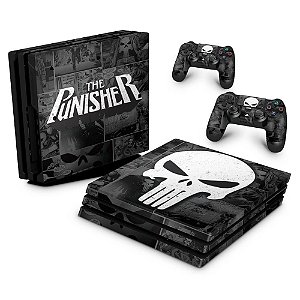 PS4 Pro Skin - The Punisher Justiceiro Comics