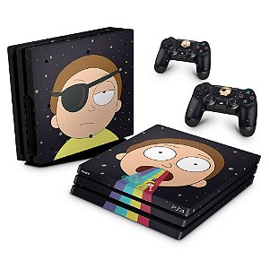PS4 Pro Skin - Morty Rick and Morty