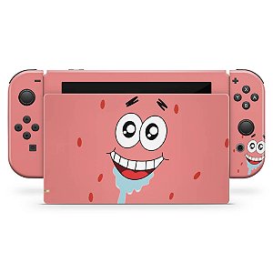Nintendo Switch Skin - Patrick Bob Esponja