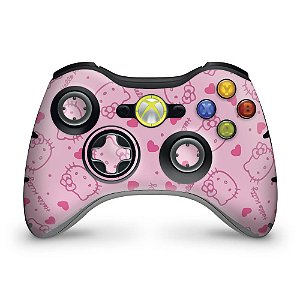 Skin Xbox 360 Controle - Hello Kitty