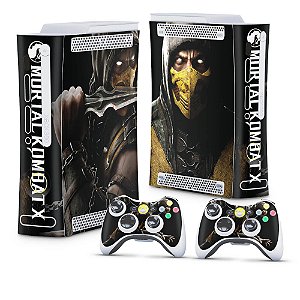 Xbox 360 Fat Skin - Mortal Kombat X Scorpion