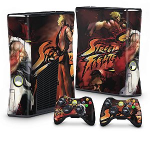Xbox 360 Slim Skin - Street Fighter 4 #A
