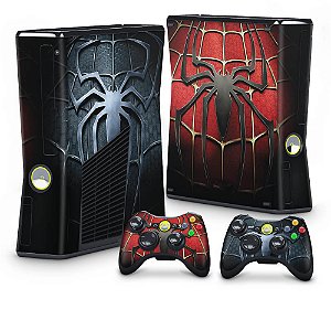 Xbox 360 Slim Skin - Spiderman Homem-Aranha #A