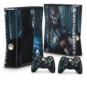 Xbox 360 Slim Skin - Mortal Kombat X Subzero