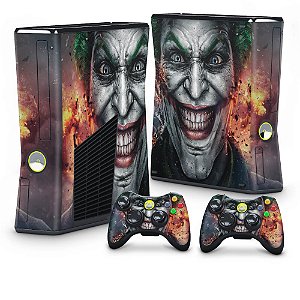Xbox 360 Slim Skin - Coringa Joker #B