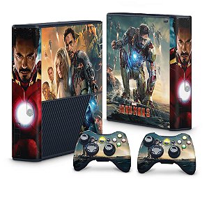 Xbox 360 Super Slim Skin - Iron Man - Homem de Ferro #A