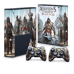 Xbox 360 Super Slim Skin - Assassins Creed IV Black Flag