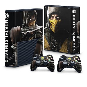 Xbox 360 Super Slim Skin - Mortal Kombat X Scorpion
