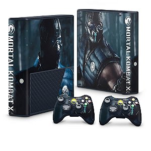 Xbox 360 Super Slim Skin - Mortal Kombat X Subzero