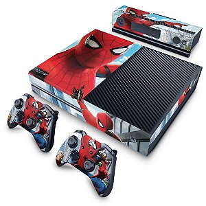 Xbox One Fat Skin - Homem Aranha - Spiderman Homecoming