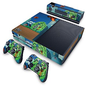 Xbox One Fat Skin - Rick And Morty Mario