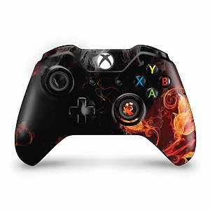 Skin Xbox One Fat Controle - Fire Flower