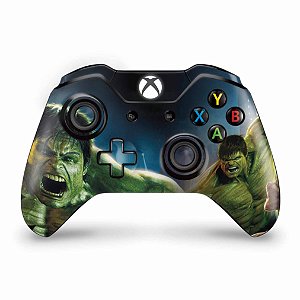 Skin Xbox One Fat Controle - Hulk