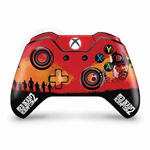 Skin Xbox One Fat Controle - Red Dead Redemption 2
