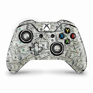 Skin Xbox One Fat Controle - Dollar Money Dinheiro