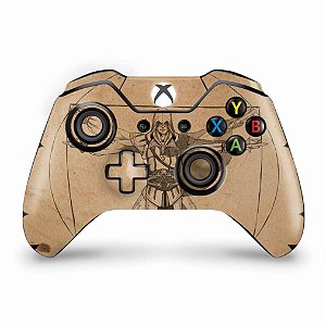 Skin Xbox One Fat Controle - Assassin’s Creed Vitruviano