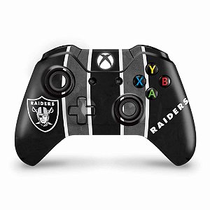 Skin Xbox One Fat Controle - Oakland Raiders NFL