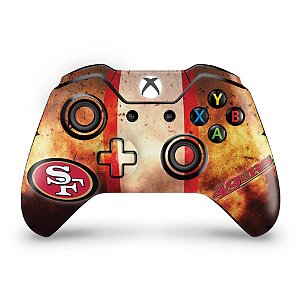 Skin Xbox One Fat Controle - San Francisco 49ers - NFL