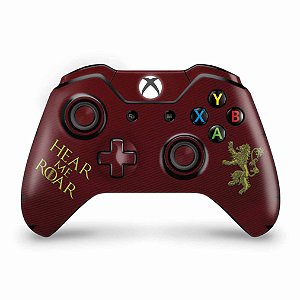 Skin Xbox One Fat Controle - Game Of Thrones Lannister