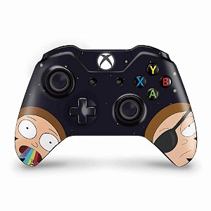 Skin Xbox One Fat Controle - Morty Rick and Morty