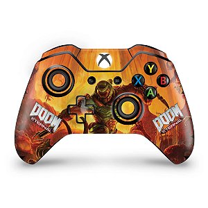 Skin Xbox One Fat Controle - Doom Eternal
