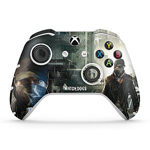 Skin Xbox One Slim X Controle - Watch Dogs