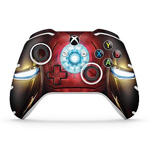 Skin Xbox One Slim X Controle - Iron Man - Homem de Ferro