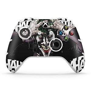 Skin Xbox One Slim X Controle - Joker Coringa Batman