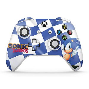 Skin Xbox One Slim X Controle - Sonic The Hedgehog