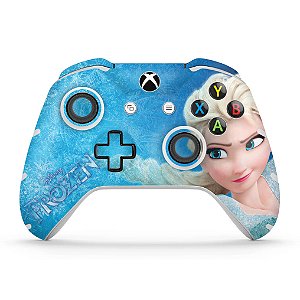 Skin Xbox One Slim X Controle - Frozen