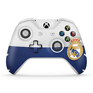 Skin Xbox One Slim X Controle - Real Madrid