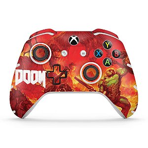 Skin Xbox One Slim X Controle - Doom